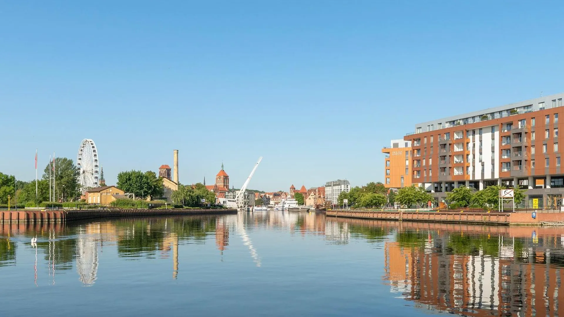 Romantyczny Apartament Nad Motlawa W Gdansku Daire 0*, Gdansk Polonya